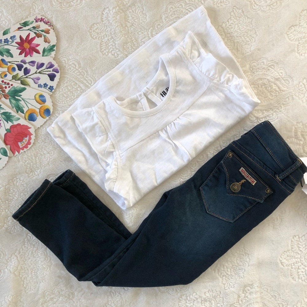 Hudson Skinny Jeggings and Tee